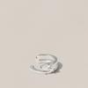 47Bag 925 Silver Cubic Ring Ear Cuff Titania