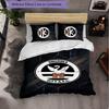 Biancheria da letto a tema Swansea City Set 3 Pezzi Copripiumino Biancheria da letto Decorativa Per Stanza Adolescenti Decorazione Casa