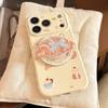 Creative Bread House Stand Phone Case for iPhone 16, iPhone 17, iPhone 17 Pro Max
