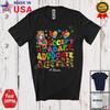 Accept Adapt Advocate Autism Awareness Custom Name Autistic Unicorn T-Shirt