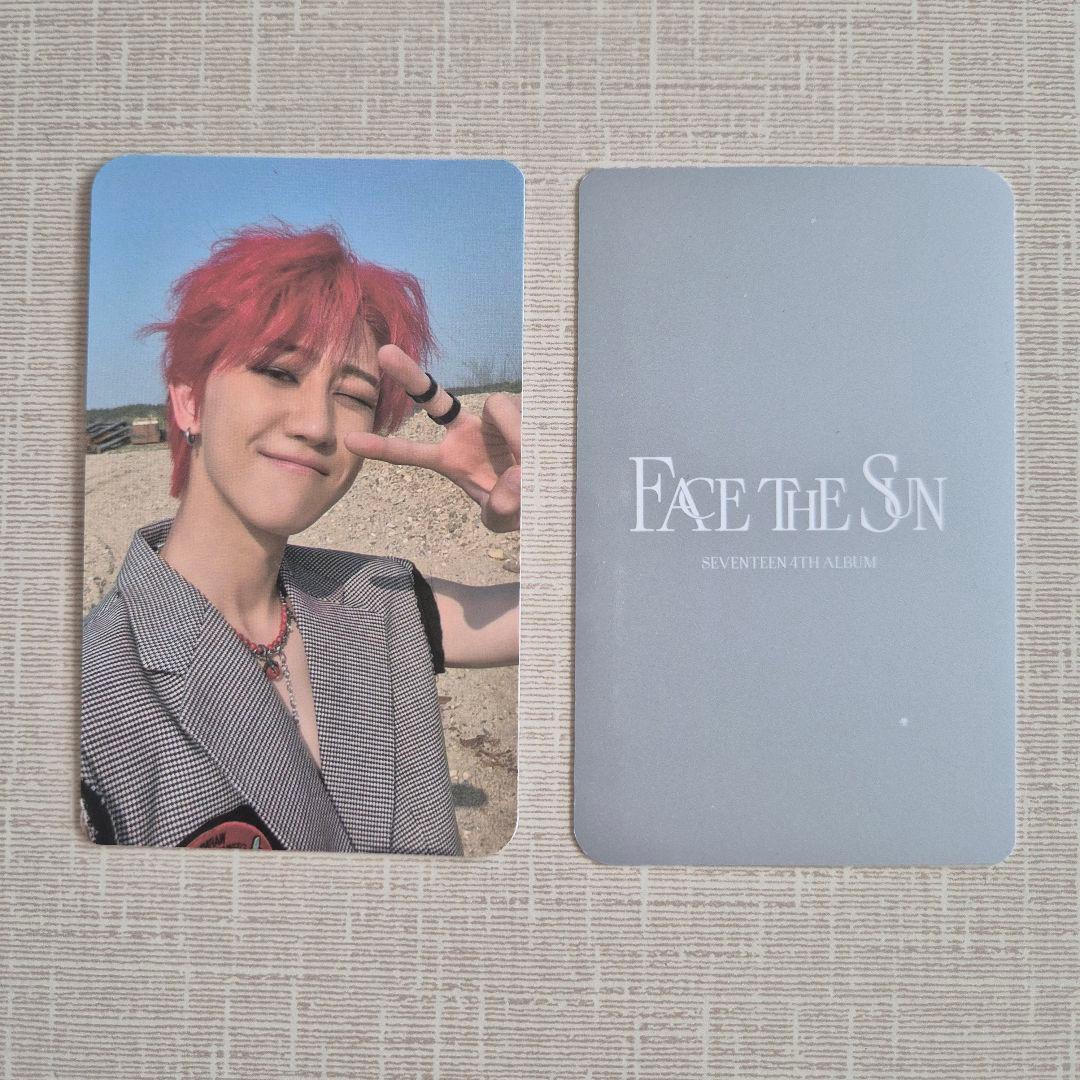 

[USED] SEVENTEEN FACE THE SUN Lucky Draw The Eight Power Station