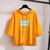 2025 Summer Women's Korean Style Casual Hooded Short-Sleeve Sun Protection T-Shirt