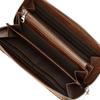 Lee Premium Soft Cowhide Leather Genuine Leather Wallet Zipper-Around