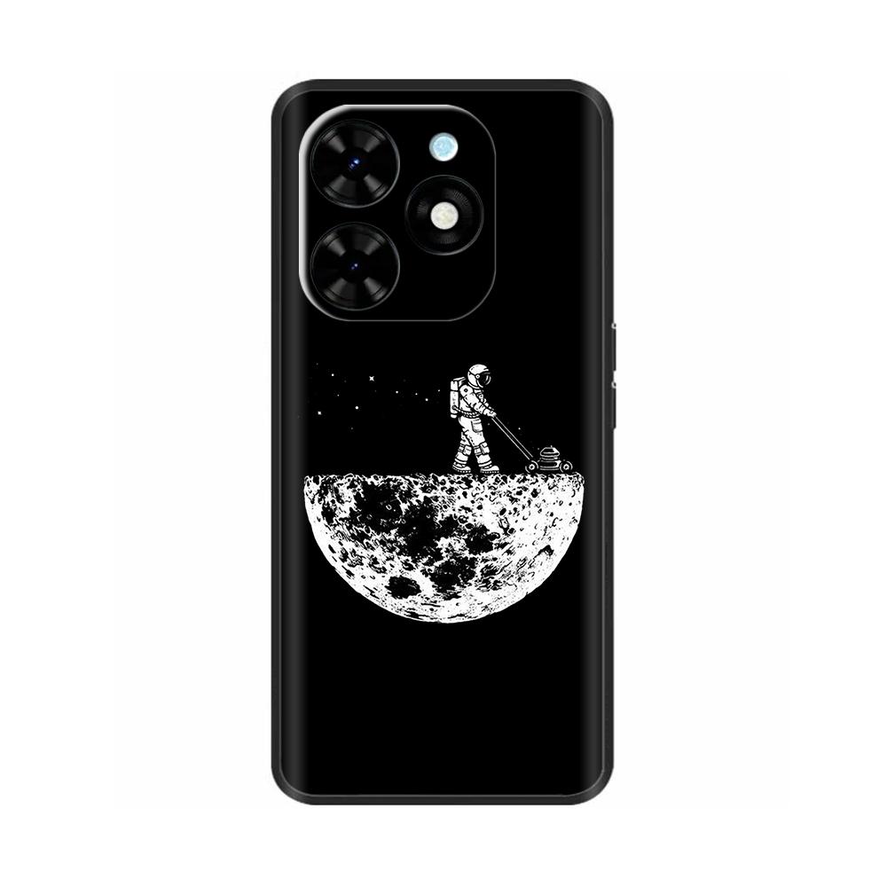 For Tecno Spark 20 Pro Case Soft Black Silicone Phone Case For Tecno Spark 20C Coque Spark20 Spark 20 Pro Bumper Cover Fundas