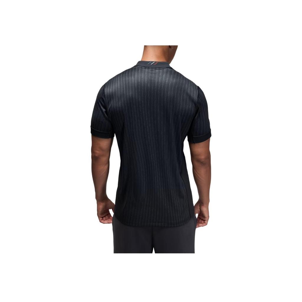 Jordan Paris Saint-Germain FW25 2025/26 Stadium Fourth Kit Color Block Pullover V-Neck Short Sleeve Football Shirt Men Tops HM3206-045