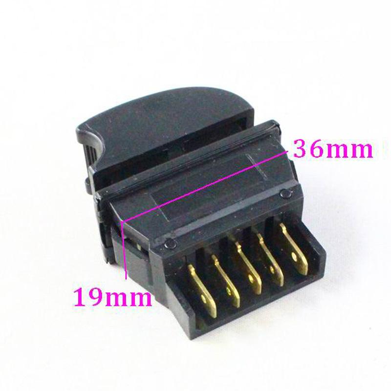 With Socket Automobile Window Lifter Switch 5 pins Electric Power Plug 20A Car Door Control Switch Button