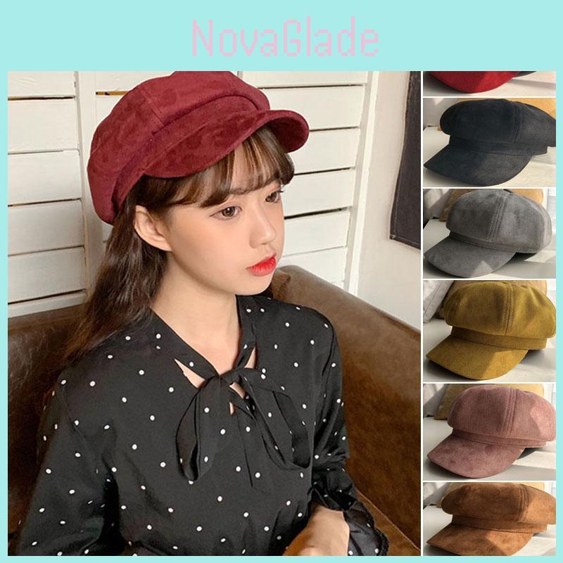 Fashionable Baker Boy Peaked Cap For Women With Vintage Style And Cozy Comfort