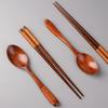 Creative Tableware Chopsticks Spoon Cloth Bag Kit High-End Gift Chopstick and Spoon Chinese Style Festive Gift