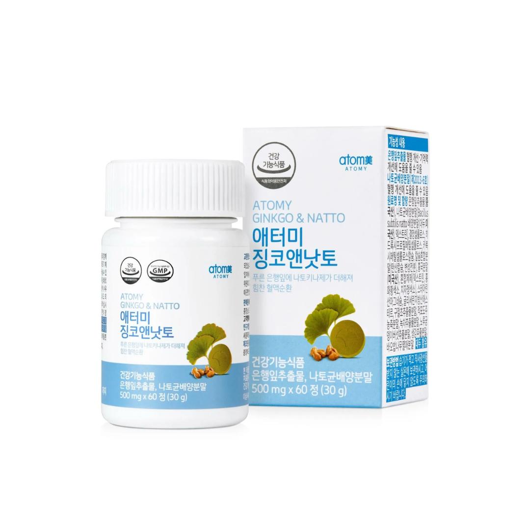 

Atomy Ginkgo & Natto 500 мг * 60 табл