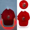 Fashion Glowing Baseball Cap LED Light Up Hiphop Hat Bar Club Props Fluorescent Hat Men Women DJ Dance Supplies Costume