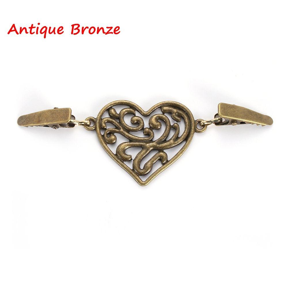 

Шарм Подарок Ретро Новый Зимний Свитер Блузка Заколка Кардиган Зажим Шаль Брошь Утка Зажим Застежки античный бронзовый