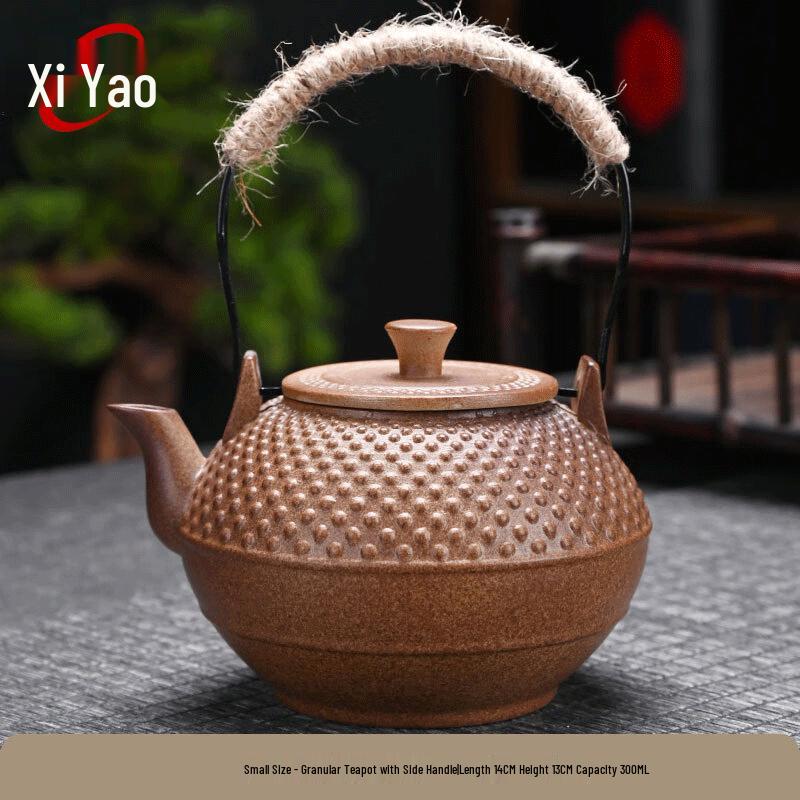 Handcrafted Ceramic Open Flame Tea Kettle & Warmer