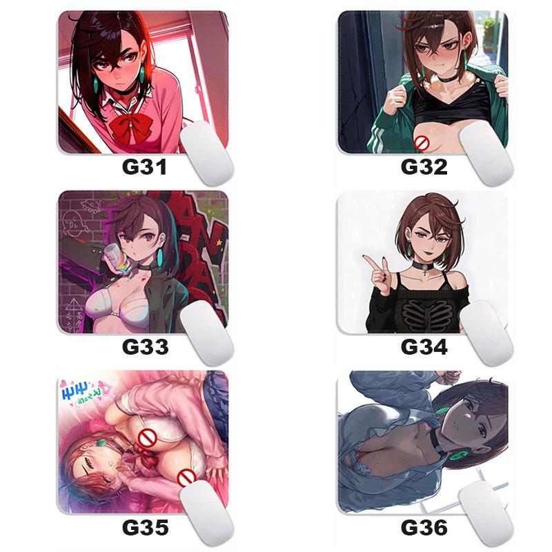 Sexy Anime Standard Mouse Pad Edge Stitched Small Mizuhara Chizuru R_Rent A Girlfriend Anime Mousepad Non-Slip Office Mousemats