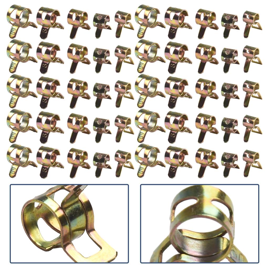 Tube Clamps Efficient Solution for Connecting For Fuel Water Line Hose Pipe Air Tube Spring Clip Clamps 5/6/7/8/9mm
