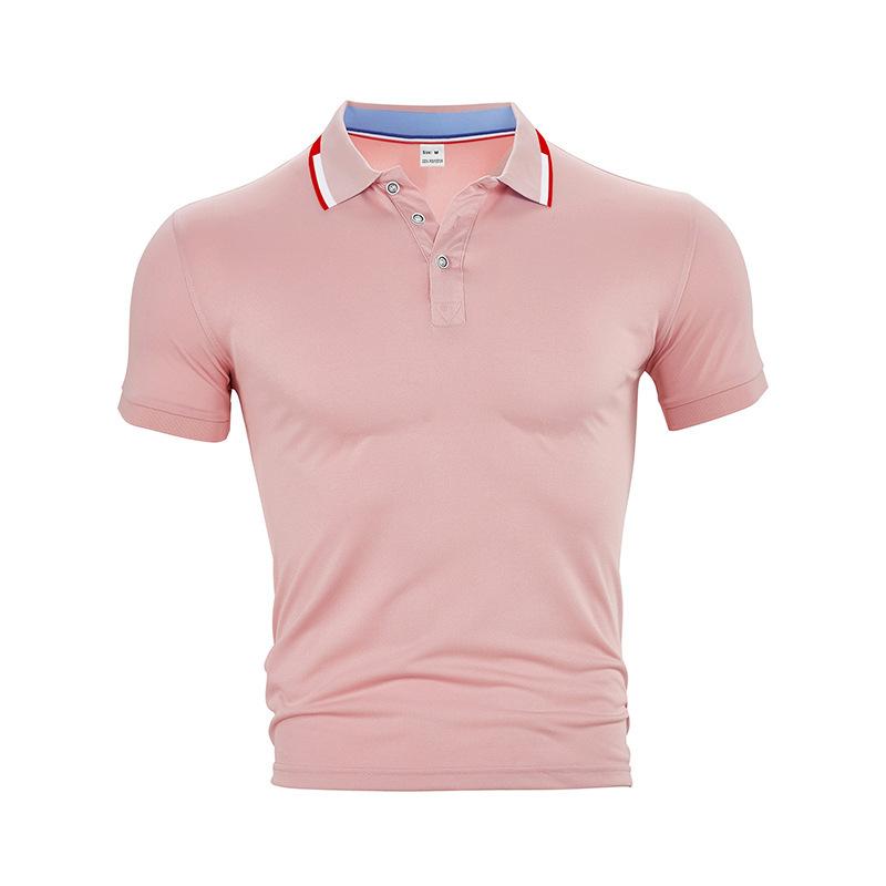 Pánská rychleschnoucí polokošile s krátkým rukávem a knoflíkovou légou