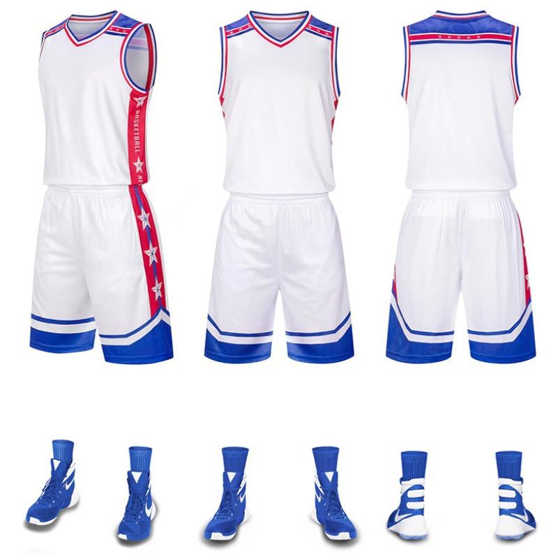 New Basketball Jersey Set Children'S Adult Jerseys Male And Female College Students Game Training Jersey Vest Summer