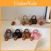 Adorable Mini Bear Keychain Shoulder Bag For Kids Stylish Pu Material Design