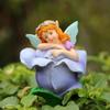 3-piece set of flower fairy inserts, resin crafts, flower pot and bonsai inserts, courtyard and garden decoration statue inserts
