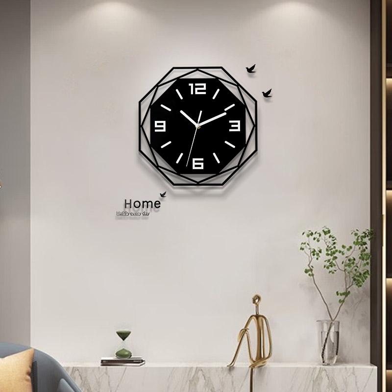 Modern Minimalist Wall Clock Silent, Acrylic Material with Atmospheric Design, Personality Decor & Quartz Clock