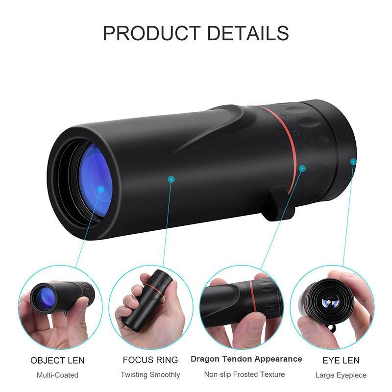 2000x HD Monocular Telescope with Phone Mount for Bird Watching Hiking Camping Outdoor Sports Optical Equipment Telescope
