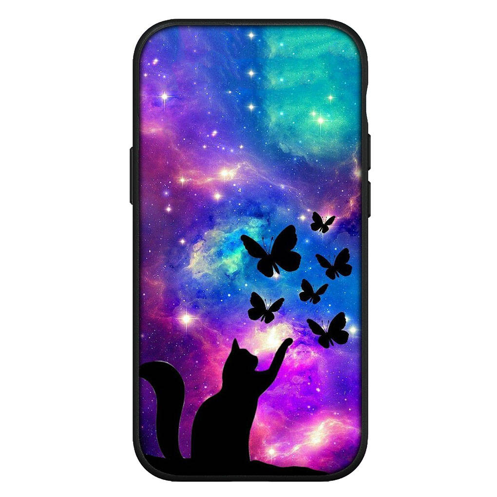 For Motorola Moto Edge 70 60 50 G54 G86 Samsung Galaxy S25 iPhone 17 16 15 Xiaomi Redmi Note 14 13 Pro Max Phone Case Cartoon Cat Meow Lovely Cover