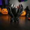 Gothic Style Skeleton Claw Statue Ornaments Desktop Decoration Creative Storage Bowl  Table