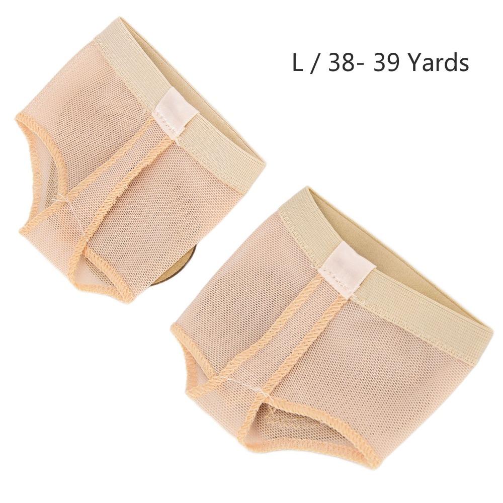 4pcs Breathable Material Foot Thongs Soft Wear Resistant Half Sole Dance Shoe  Barefoot Performance