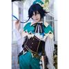 Genshin Impact Venti Cosplay Costume Uniform Wig Shoes Cosplay Anime Chinese Style Halloween Costumes For Women Game Wendi Windy
