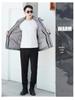 Autumn/Winter Cotton-Padded Workwear Jacket - Cold-Resistant, Embroidered Top for Outdoor and Cold Storage Protection.