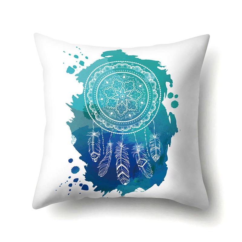 Dreamcatcher Boho Polyester Pillowcase Car Decoration Home Print Bedside Sofa Pillowcase