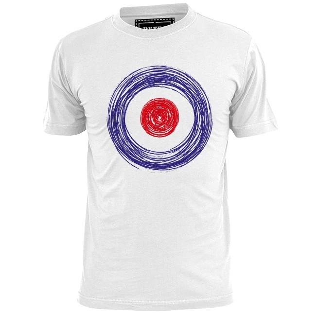 Mens Target Scribble Mod T shirt Vespa Weller Jam Scooter Boy Girl 3XL