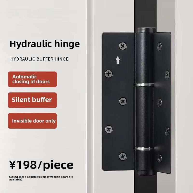 Modernes Design Automatischer Türschließer Puffer Unsichtiger Hydraulischer Dämpfer Federband für Badezimmer Küche Schlafzimmer-Selbstschließend