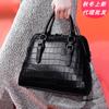 Štýlová kožená dámska taška módna mušľová taška taška z krokodílej kože dámska crossbody kabelka na rameno