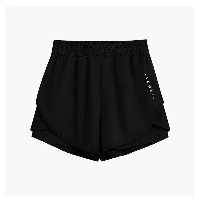 

Women s Quick-Dry Yoga Set: Summer Short Sleeve Top & Elastic Shorts for Fitness and Outdoor Sports Medium чёрный