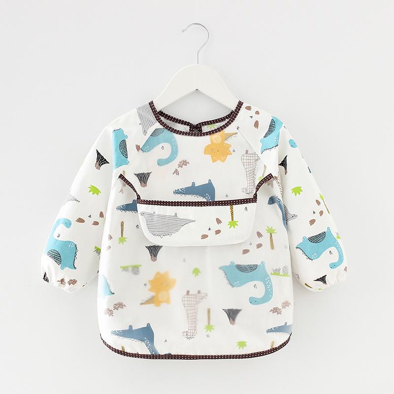 

Водонепроницаемый нагрудник для кормления ребенка с длинными рукавами Size 90 (0-2 years)