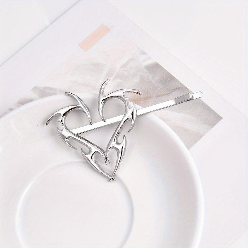 Pin for Daily Casual Outing Wear Street Valentine's Day Valentines Hair Clips Claw Clips Hair Barrettes, School Stuff