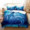 3DThe DolphinsBedding Sets Duvet Cover Set With Pillowcase Twin Full Queen King Bedclothes Bed Linen
