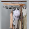 12 Clips Socks Hat Organizer Home Wooden Sling Clothes Hangers Metal Stainless Steel Drying Clips Panties Drying Clothespin