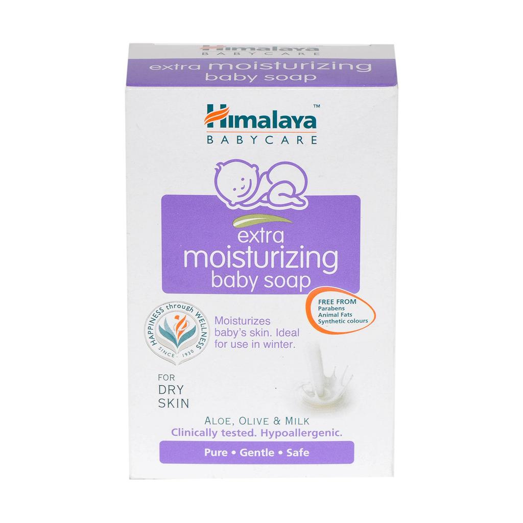 Himalaya Extra Moisturizing Baby Soap 75GM Gentle Winter Skin Care Pack
