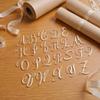 Women's Gold Color Rhinestone Crystal Alphabet Brooch Pin A-Z Cute Metal Jewelry Accessory English Letter Gift