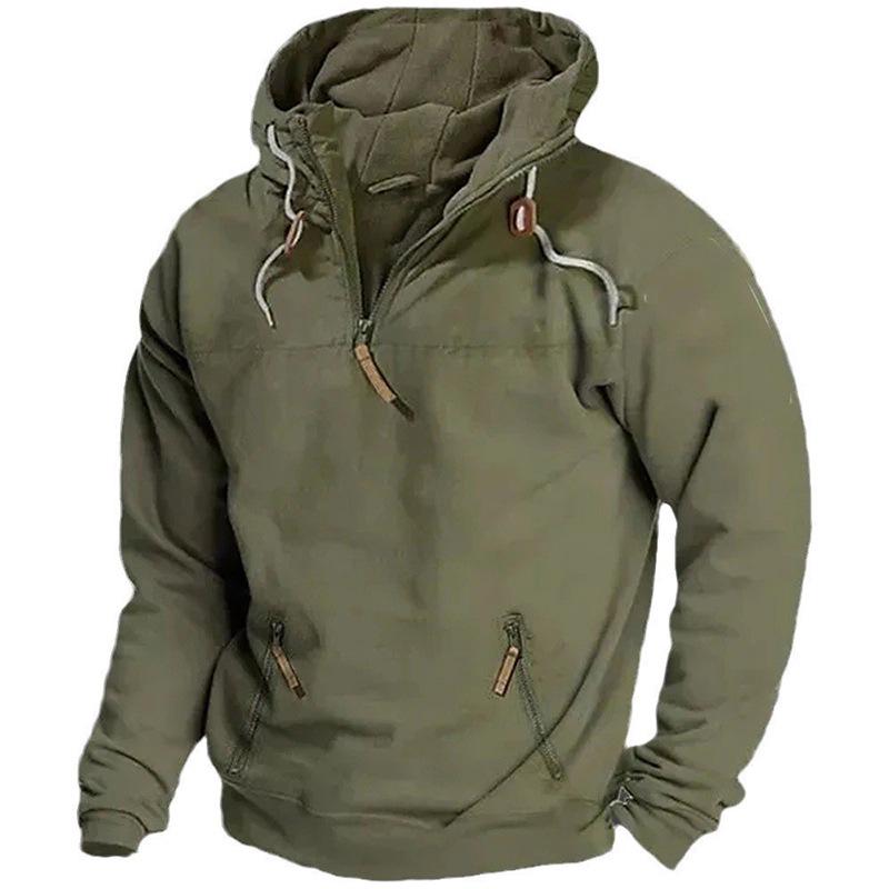 2023 Autumn/Winter Men's Hooded Sweatshirt: Youthful, Casual, and Loose-Fit Jacket