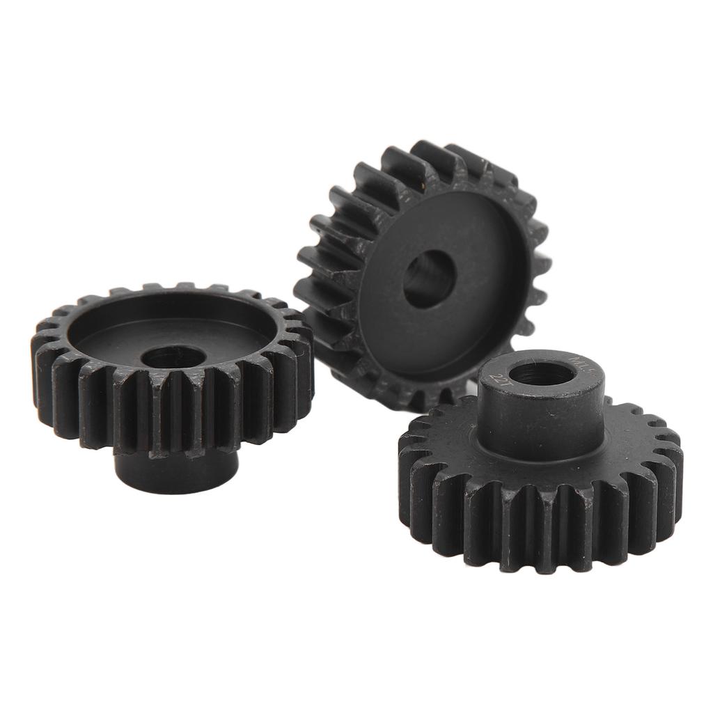 3pcs Steel M1.5 Pinion Gear Set 8mm Motor Pinion Gear with M5 Set Screw for 15 18 110 RC Car 22T