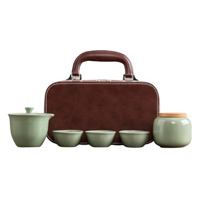 Celadon Portable Travel Tea Set