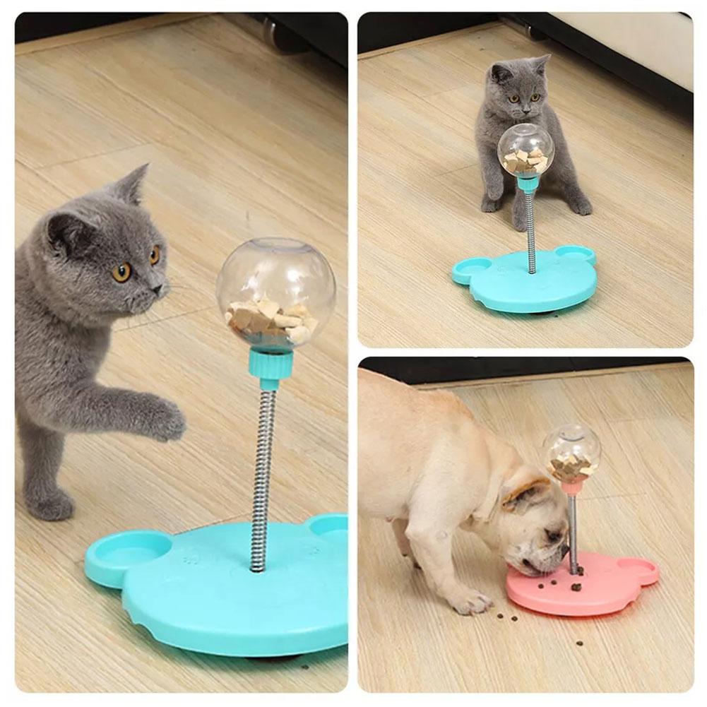 Pet Puzzle Food Leaking Ball Toy Simulated Interactive Slow Hunting Dog Toy Cat Toy Feeder Reli J5Q4