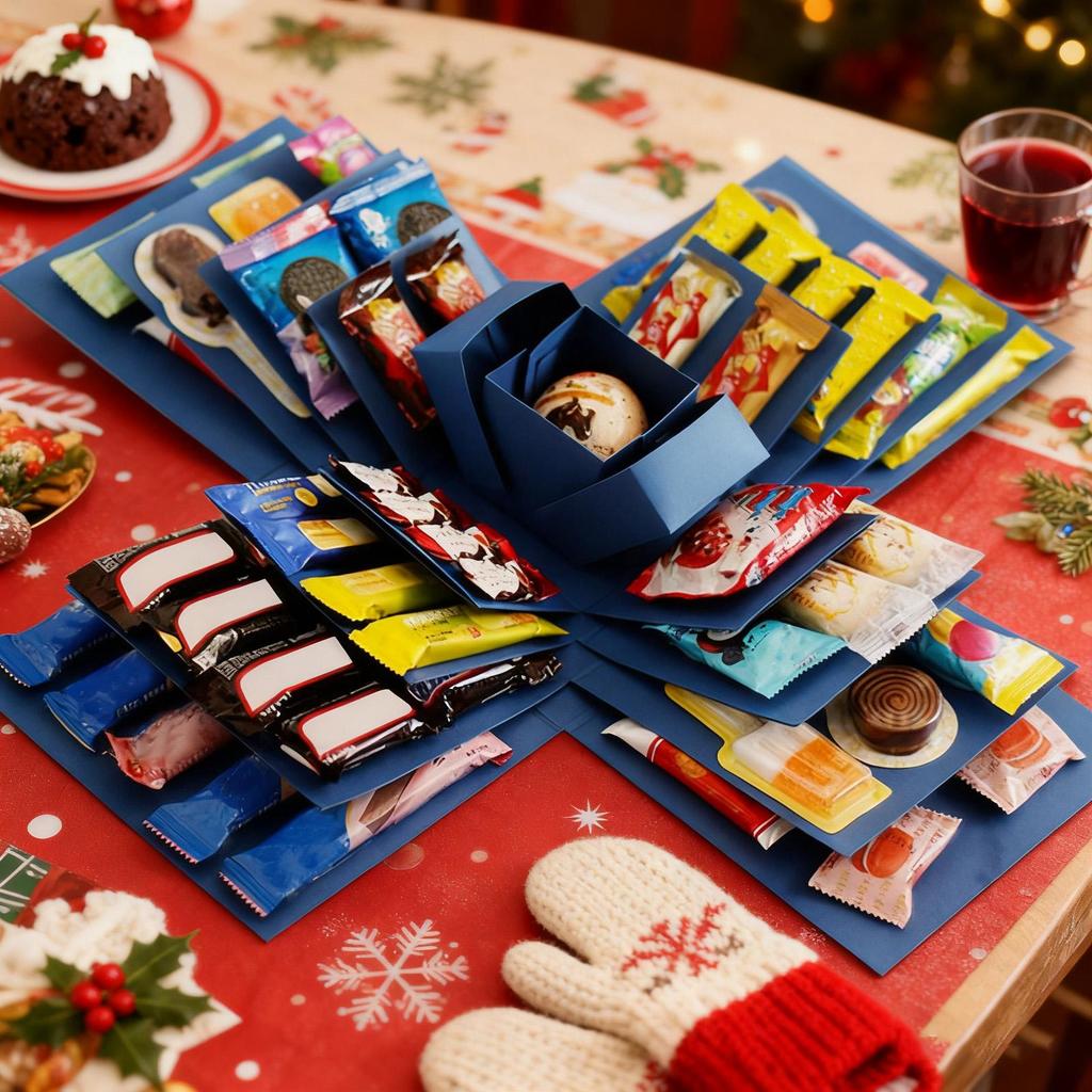 Surprise Explosions Box Handmade Assembled Snack Gift Box For DIY Christmas Valentine's Day Birthday Wedding Anniversary Gifts