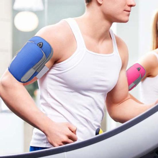 Outdoor Sports Sweatproof Running Armband Arm Bag Gym Fitness Phone Key Holder