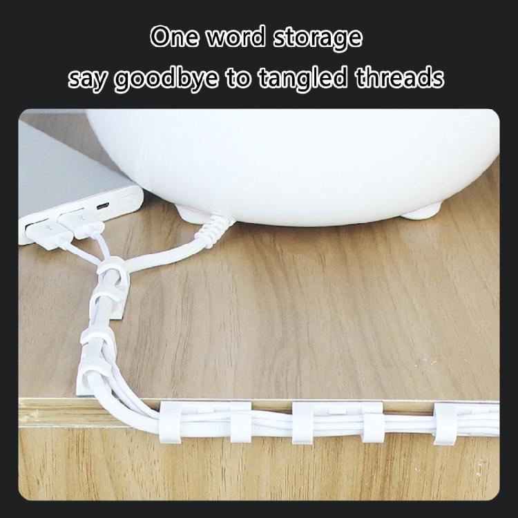 Self Adhesive Cable Organizers Wire Clamp Manager for Secure and Clean Wire Management Home or Work