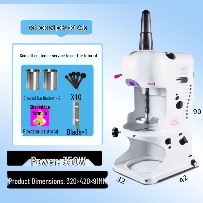 Commercial Shaved Ice & Smoothie Machine for Milk Tea Shops