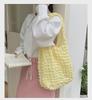 Korean Style Cloud Bubble Pleated Shoulder Handbag for Women, Large Capacity Mother-and-Child Cloth Bag