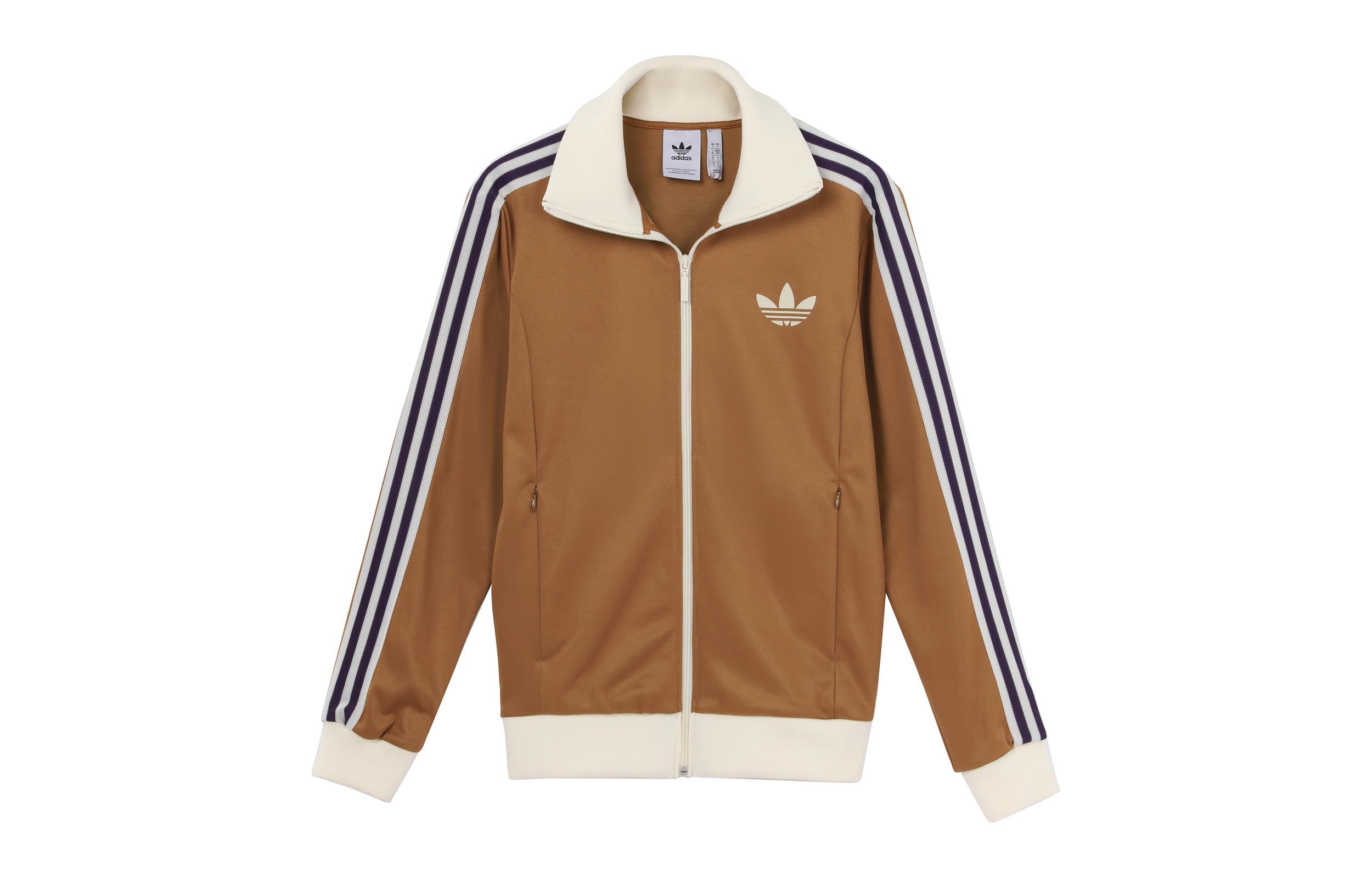 Adidas Originals Trefoil Collection Outfit Jacket Fall Men s Brown IB3427 2XL